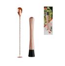 Socador Macerador Caipirinha Amassador Drinks c/ Colher Inox