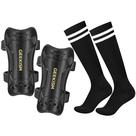 Soccer Shin Guards Geekism Sport atualizado para crianças negras