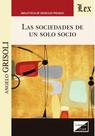 Sociedades de un solo socio, las