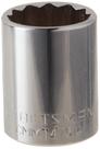 Socket Craftsman Shallow Drive de 1/2 polegada SAE de 12 pontos e 1 polegada