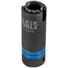 Socket Klein Tools 66031 Unidade de impacto com fenda 3 em 1 de 1/2"