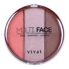 SODO Paleta Multi Face Blush Iluminador e Contorno Vivai SODO Paleta Multi Face Blush Iluminador e Contorno Vivai