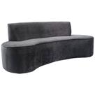 Sofá 02 Lugares 150cm Mônaco Veludo Titânio - Nexta Casa