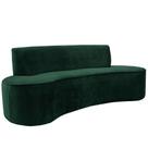 Sofá 02 Lugares 150cm Mônaco Veludo Verde - Nexta Casa