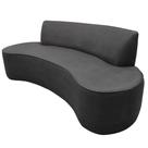 Sofá 03 Lugares 180cm Mônaco Corano Cinza - Nexta Casa
