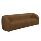 Sofá 04 Lugares Para Sala De Estar 252 Cm Lazio M03 material sintético Whisky - Lyam Decor Sofá 04 Lugares Para Sala De Estar 252 Cm Lazio M03 material sintético Whisky - Lyam Decor