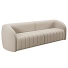 Sofá 04 Lugares Para Sala De Estar 252 Cm Lazio M03 Veludo Bege - Lyam Decor Sofá 04 Lugares Para Sala De Estar 252 Cm Lazio M03 Veludo Bege - Lyam Decor