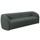 Sofá 04 Lugares Para Sala De Estar 292 Cm Lazio M03 Veludo Cinza - Lyam Decor