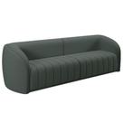 Sofá 04 Lugares Para Sala De Estar 292 cm Lazio M03 Veludo Cinza - Lyam Decor