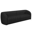 Sofá 04 Lugares Para Sala De Estar 292cm Lazio M03 Corano Preto - Lyam Decor