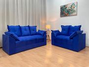 Sofá 2 e 3 Lugares Azul 910 Paris