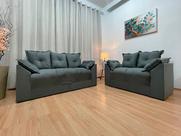Sofá 2 e 3 Lugares Cinza 605 Paris Sofá 2 e 3 Lugares Cinza 605 Paris