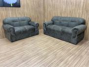 Sofá 2 e 3 Lugares Cinza 605 Viena