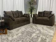 Sofá 2 e 3 Lugares Marrom 603 Paris