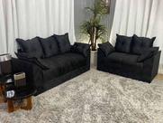 Sofá 2 e 3 Lugares Preto 601 Paris Sofá 2 e 3 Lugares Preto 601 Paris