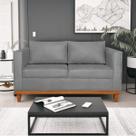 Sofá 2 Lugares 140cm Suede Esper
