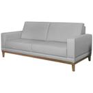 Sofa 2 Lugares 145 cm Crons Linho Cinza Vazzano