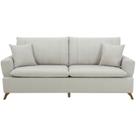 Sofa 2 Lugares 160 cm Eron Linho Bege Vazzano