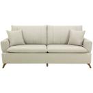 Sofa 2 Lugares 160 cm Eron Linho Cru Vazzano