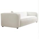 Sofá 2 Lugares 160cm Orgânico Luxo Recepção Cecília Bouclé Branco - Amarena Móveis Sofá 2 Lugares 160cm Orgânico Luxo Recepção Cecília Bouclé Branco - Amarena Móveis