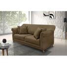 Sofá 2 Lugares 180cm Suede Arras