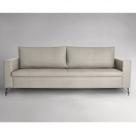 Sofa 2 Lugares 190Cm Pes Em Aco Linho Adrian