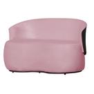 Sofá 2 Lugares Beatriz com Composê material sintético Marrom Suede Rosa - Vallisa Decor