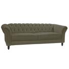 Sofá 2 Lugares Bérgamo 180cm Couro Fendi - Gran Belo