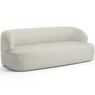 Sofá 2 Lugares Curvo Orgânico Para Sala Living 150cm Barolo L06 Linho Cru - Lyam Decor Sofá 2 Lugares Curvo Orgânico Para Sala Living 150cm Barolo L06 Linho Cru - Lyam Decor