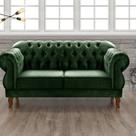 Sofá 2 Lugares Duquesa Chesterfield Decoração Recepção Verde Sofá 2 Lugares Duquesa Chesterfield Decoração Recepção Verde