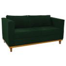 Sofá 2 Lugares Europa Suede Verde Amarena Móveis