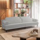 Sofá 2 Lugares Living 194cm Pé Ferro Romeu Bouclê K01 - D'Rossi