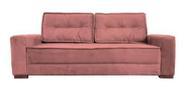 Sofá 2 Lugares Luxo Giza Suede Rosa