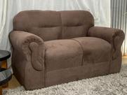 Sofá 2 Lugares Marrom 603 Viena