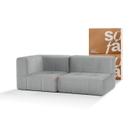 Sofá 2 lugares Modular Sofá na Caixa em Boucle com 2 Módulos 1,72m 1 Braço