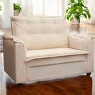 Sofá 2 Lugares Namoradeira Marrocos 1,40m Sala de TV Estar Recepção Suede Bege MABE MAGAZINE Sofá 2 Lugares Namoradeira Marrocos 1,40m Sala de TV Estar Recepção Suede Bege MABE MAGAZINE