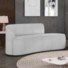 Sofá 2 Lugares Orgânico 160cm Morgan Bouclê Cinza Sofá 2 Lugares Orgânico 160cm Morgan Bouclê Cinza