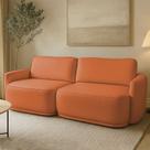 Sofá 2 Lugares Orgânico 174cm Modulado para Sala Brumma Bouclê K01 - D'Rossi