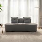 Sofá 2 Lugares Orgânico Curvo Madrid 150cm Couro