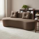Sofá 2 Lugares Orgânico Curvo Madrid 150cm Linho