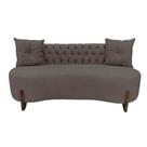 Sofá 2 Lugares Orgânico Curvo Tókio 150cm Suede Capuccino Sofá 2 Lugares Orgânico Curvo Tókio 150cm Suede Capuccino