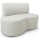 Sofá 2 Lugares Orgânico Para Sala De Estar Living Larissa L02 Linho Cru - Lyam Decor Sofá 2 Lugares Orgânico Para Sala De Estar Living Larissa L02 Linho Cru - Lyam Decor