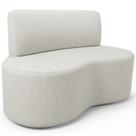 Sofá 2 Lugares Orgânico Para Sala de Estar Living Larissa L02 Linho Cru - Lyam Decor Sofá 2 Lugares Orgânico Para Sala de Estar Living Larissa L02 Linho Cru - Lyam Decor