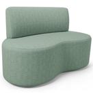 Sofá 2 Lugares Orgânico Para Sala De Estar Living Larissa L02 Linho Menta - Lyam Decor Sofá 2 Lugares Orgânico Para Sala De Estar Living Larissa L02 Linho Menta - Lyam Decor