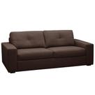 Sofá 2 Lugares Para Sala de Estar Living 150cm Vienne L06 Couro Marrom Café - Lyam Decor