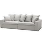 Sofá 2 Lugares Para Sala de Estar Living 200cm Arbane L06 Linho Mescla - Lyam Decor