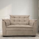 Sofá 2 lugares Para Sala Moderno Confortável Alicia Suede