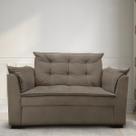Sofá 2 lugares Para Sala Moderno Confortável Elegance Suede Cor:Azul Marinho