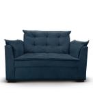 Sofá 2 lugares Para Sala Moderno Confortável Stella Suede