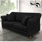Sofá 2 Lugares Pé de Madeira Julieta 160 cm Suede S04 - D'Rossi